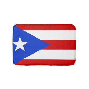 Flagge von Puerto Rico Badematte