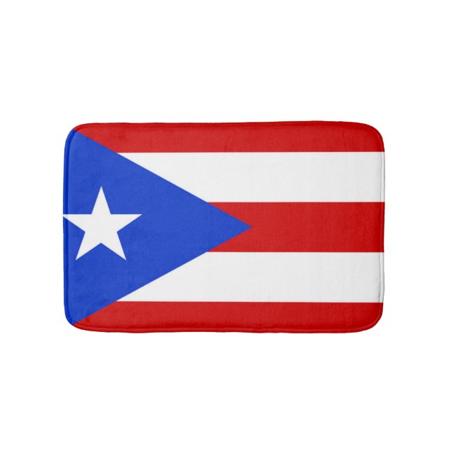 Flagge von Puerto Rico Badematte (Vorderseite)