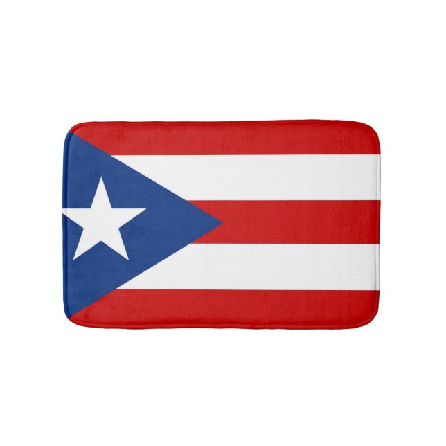 Flagge von Puerto Rico Badematte (Vorderseite)