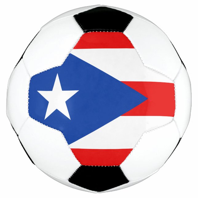 Flagge von Puerto Rico Fußball (Vorderseite)