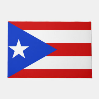 Flagge von Puerto Rico Fußmatte