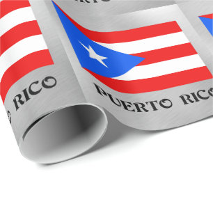Flagge von Puerto Rico Geschenkpapier