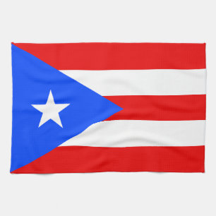 Flagge von Puerto Rico Geschirrtuch