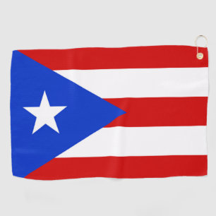 Flagge von Puerto Rico Golfhandtuch