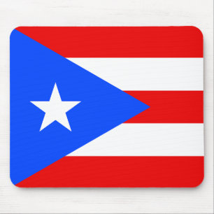 Flagge von Puerto Rico Mousepad