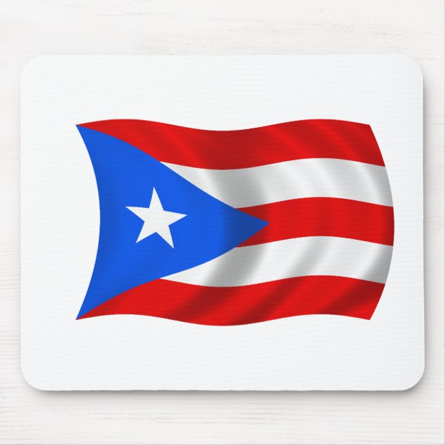 Flagge von Puerto Rico Mousepad (Vorne)