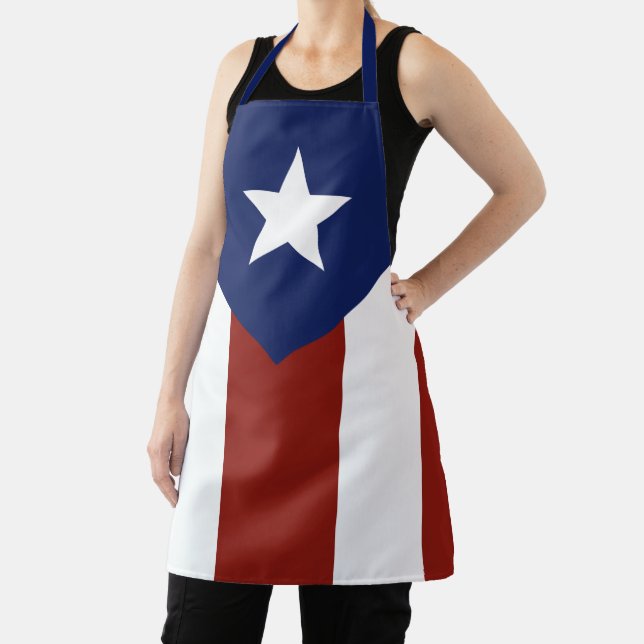 Flagge von Puerto Rico Schürze (InSitu)