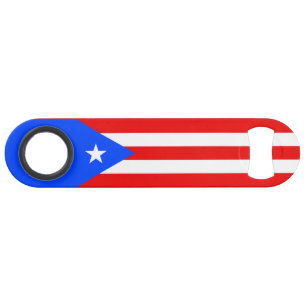 Flagge von Puerto Rico Speed Flaschenöffner
