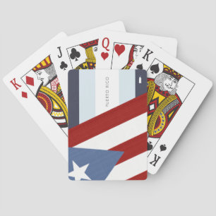 Flagge von Puerto Rico Spielkarten