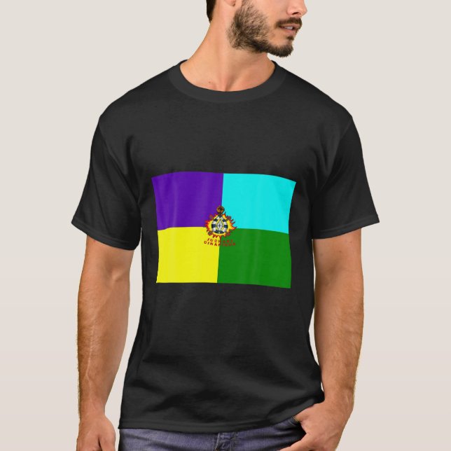Flagge von Purepecha, Michoacán, Mexiko T-Shirt (Vorderseite)