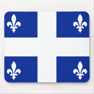 Flagge von Quebec Mousepad