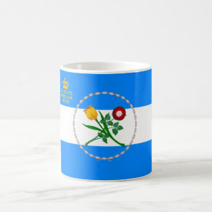 Flagge von Queens (Stadtbezirk von New York) Kaffeetasse