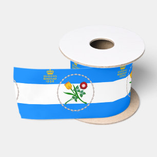 Flagge von Queens (Stadtbezirk von New York) Satinband