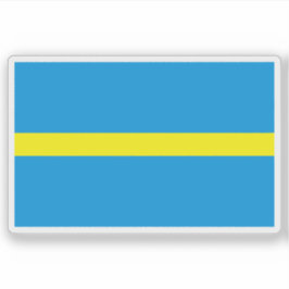 Flagge von Rakvere, Estland Aufkleber