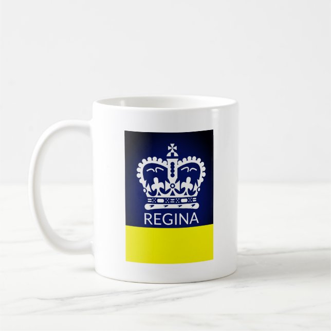 Flagge von Regina, Saskatchewan Kaffeetasse (Links)