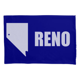 Flagge von Reno, Nevada Pillowcase Kissenbezug