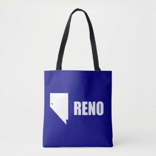 Flagge von Reno, Nevada Tote Beutel Tasche