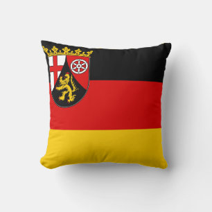 Flagge von Rheinland-Pfalz Kissen