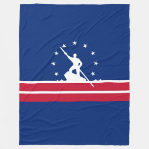 Flagge von Richmond, Virginia Fleece Blanket