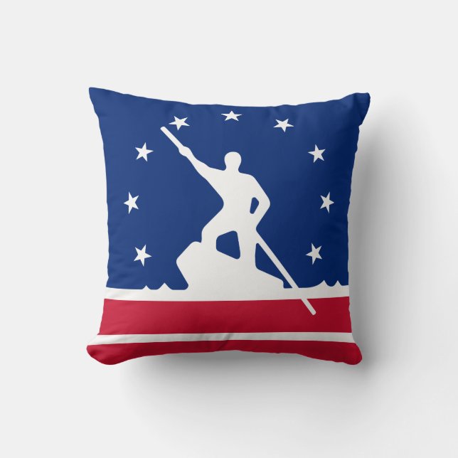 Flagge von Richmond, Virginia Throw Kissen (Vorderseite)