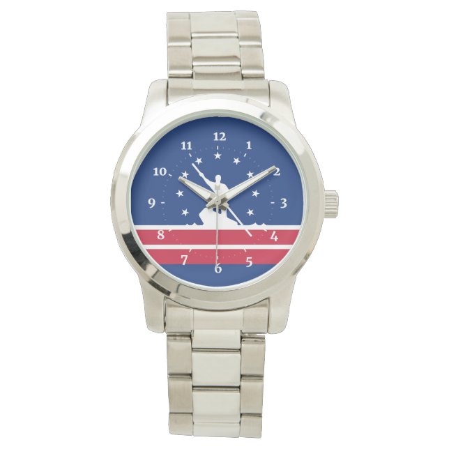 Flagge von Richmond, Virginia Watch Armbanduhr (Vorderseite)