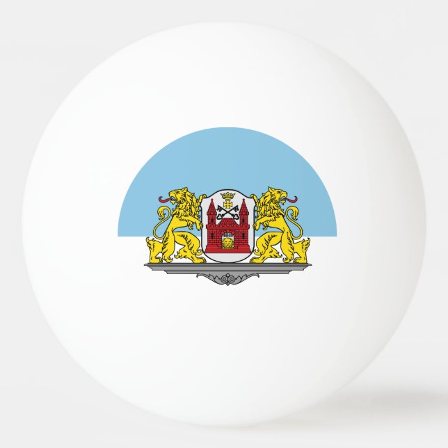 Flagge von Riga, Lettland Ping-Pong Ball (Vorderseite)
