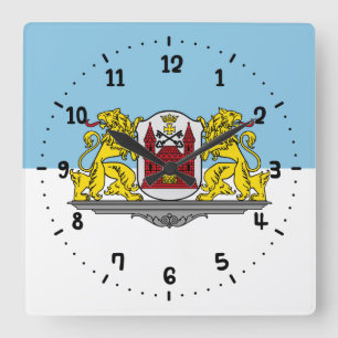 Flagge von Riga, Uhr der lettischen Wall