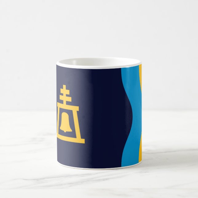 Flagge von Riverside (Kalifornien) Kaffeetasse (Mittel)