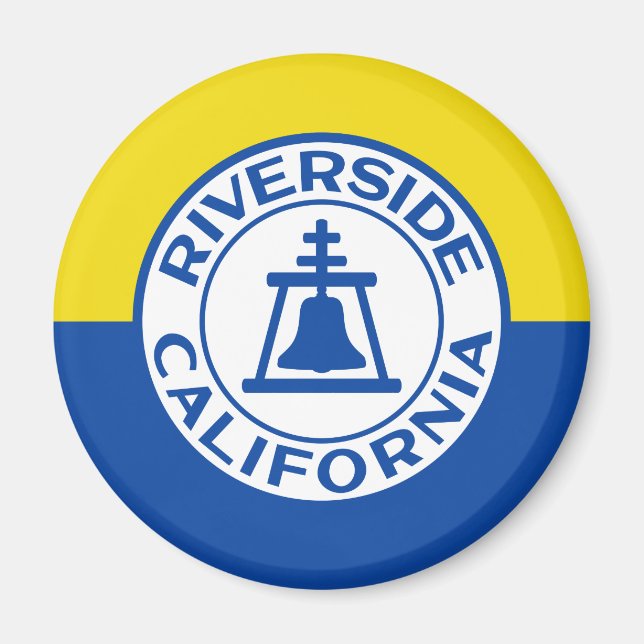Flagge von Riverside, Kalifornien Magnet (Vorne)