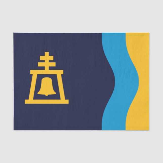 Flagge von Riverside (Kalifornien) Seidenpapier (Vorderseite)