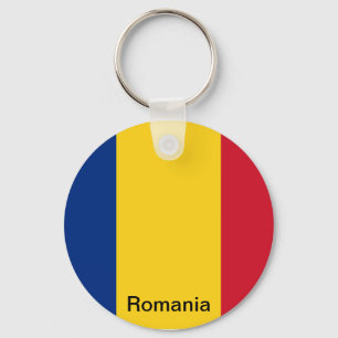 Flagge von Rumänien Schlüsselanhänger
