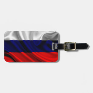 Flagge von Russland, russische Flagge Gepäckanhänger