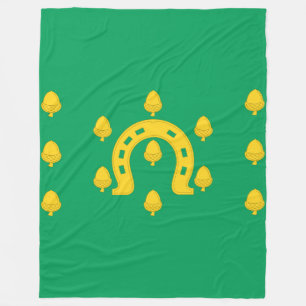 Flagge von Rutland Fleece Blanket