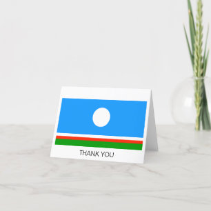 Flagge von Sacha Dankeskarte