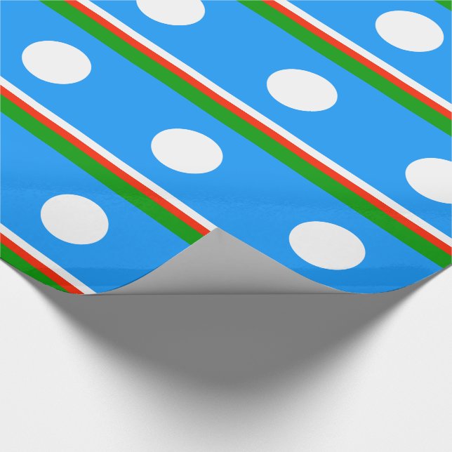 Flagge von Sacha Geschenkpapier (Ecke)
