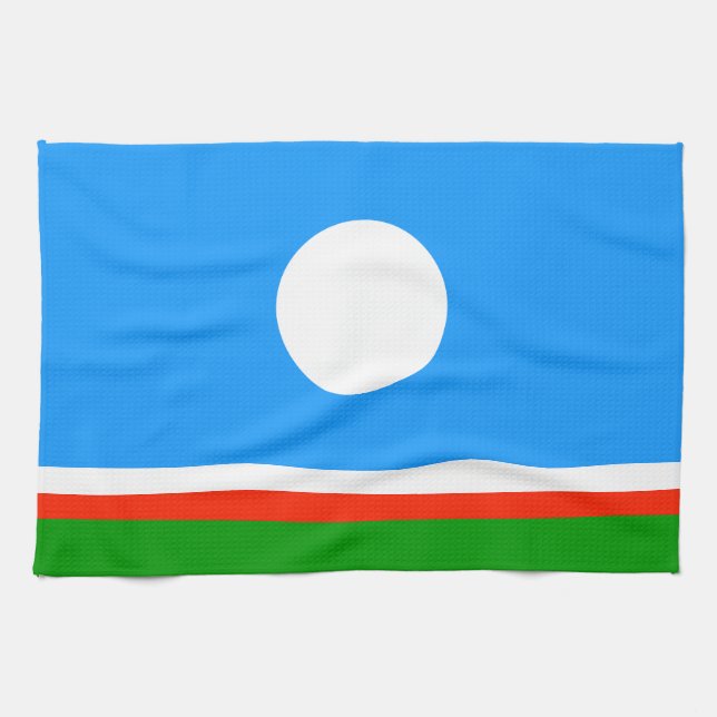 Flagge von Sacha Geschirrtuch (Horizontal)