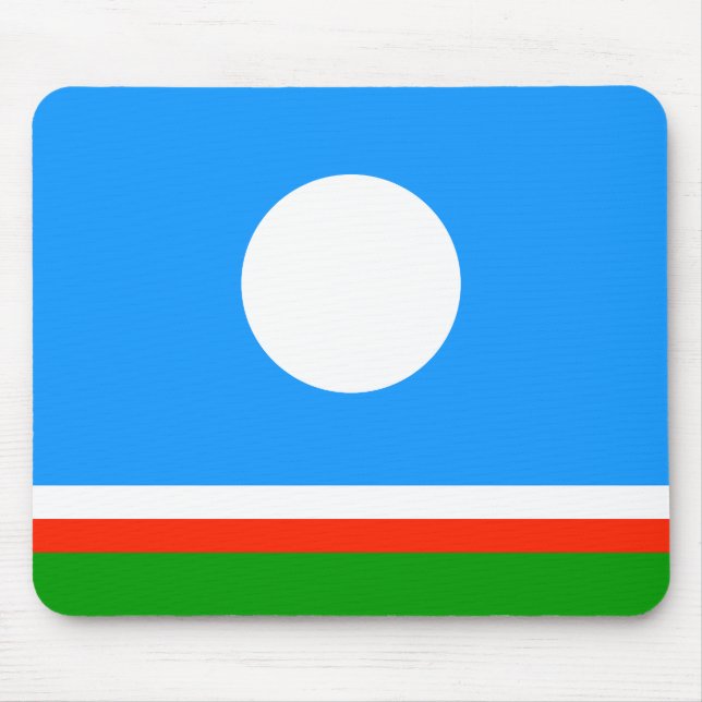 Flagge von Sacha Mousepad (Vorne)