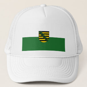 Flagge von Sachsen Trucker Hat Truckerkappe