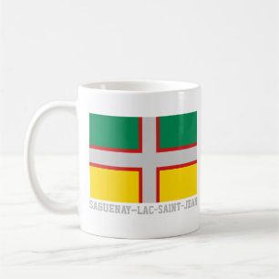 Flagge von Saguenay-Lac-Saint-Jean (QUÉBEC) Kaffeetasse