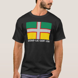 Flagge von Saguenay-Lac-Saint-Jean (QUÉBEC) T-Shirt