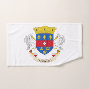 Flagge von Saint-Barthélemy Badhandtuch Set