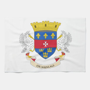 Flagge von Saint-Barthélemy Geschirrtuch