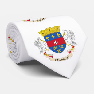Flagge von Saint-Barthélemy Krawatte