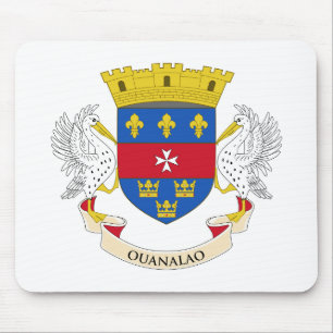 Flagge von Saint-Barthélemy Mousepad