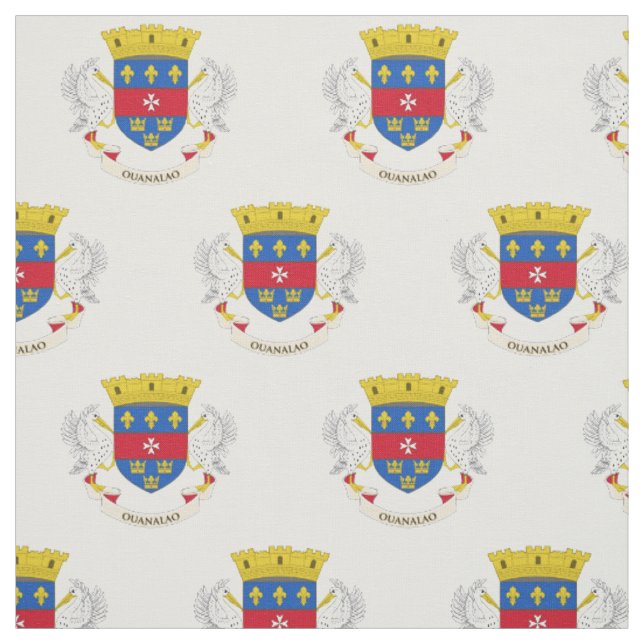 Flagge von Saint-Barthélemy Stoff (Muster)