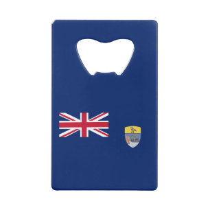 Flagge von Saint Helena Geldbeutel Flaschenöffner