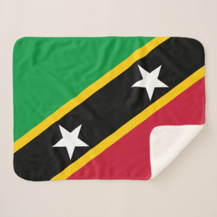 Flagge von Saint Kitts und Nevis Sherpadecke