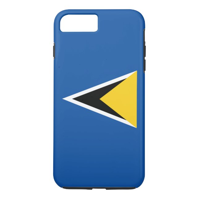 Flagge von Saint Lucia Case-Mate iPhone Hülle (Rückseite)