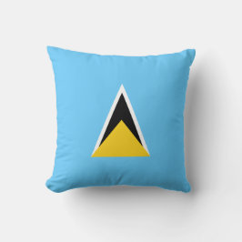 Flagge von Saint Lucia (St. Lucia) (Karibik) Kissen