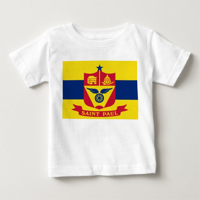 Flagge von Saint Paul (Minnesota) Baby T-shirt (Vorderseite)